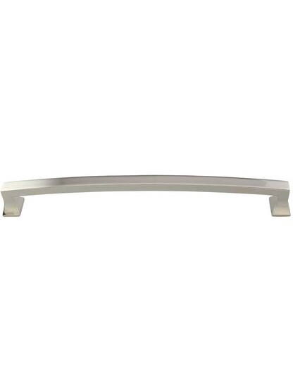 Menlo Park II Arched Cabinet Pull - 8 inch Center-to-Center in Polished Nickel.